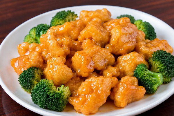 Orange Chicken w. Broccoli