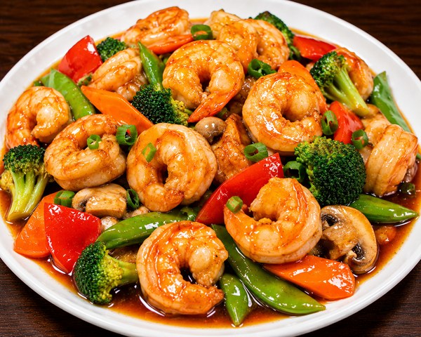 Shrimp w. Mixed Vegetables